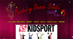 Desktop Screenshot of bunburydancestudio.com
